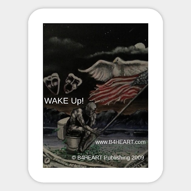 B4HEART Wake Up Sticker by b4heart